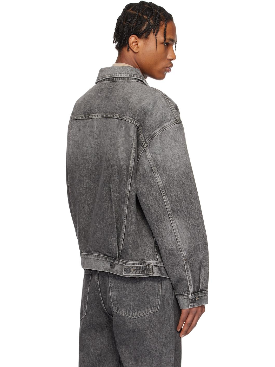 Gray Stephano Denim Jacket - 3