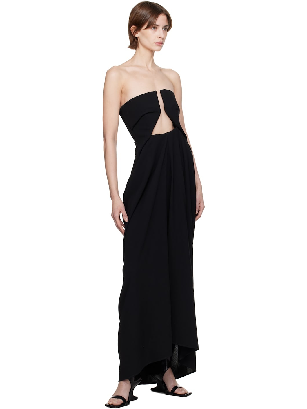 Black Hollywood Amphora Prong Maxi Dress - 4