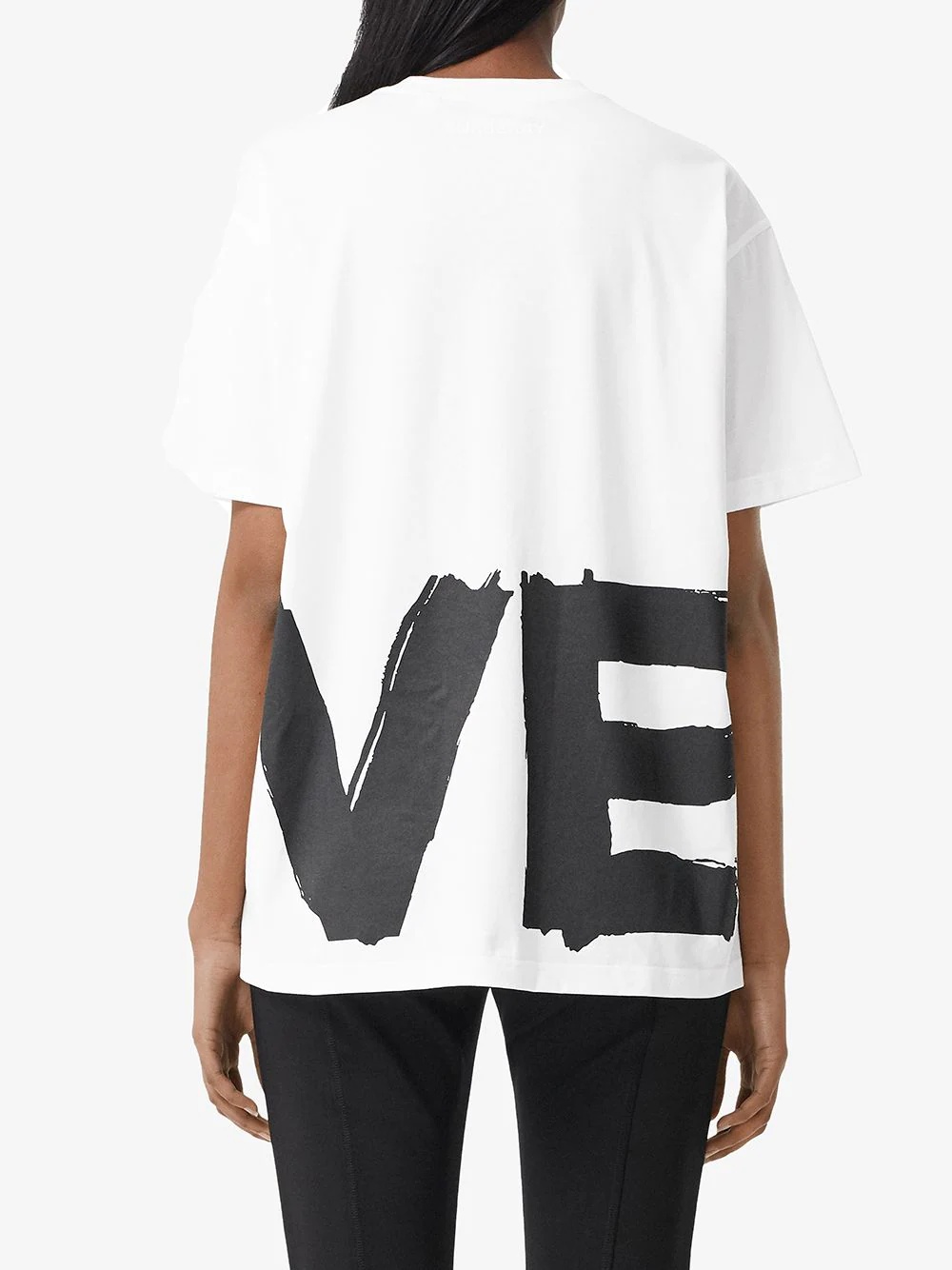 love print oversized T-shirt - 4