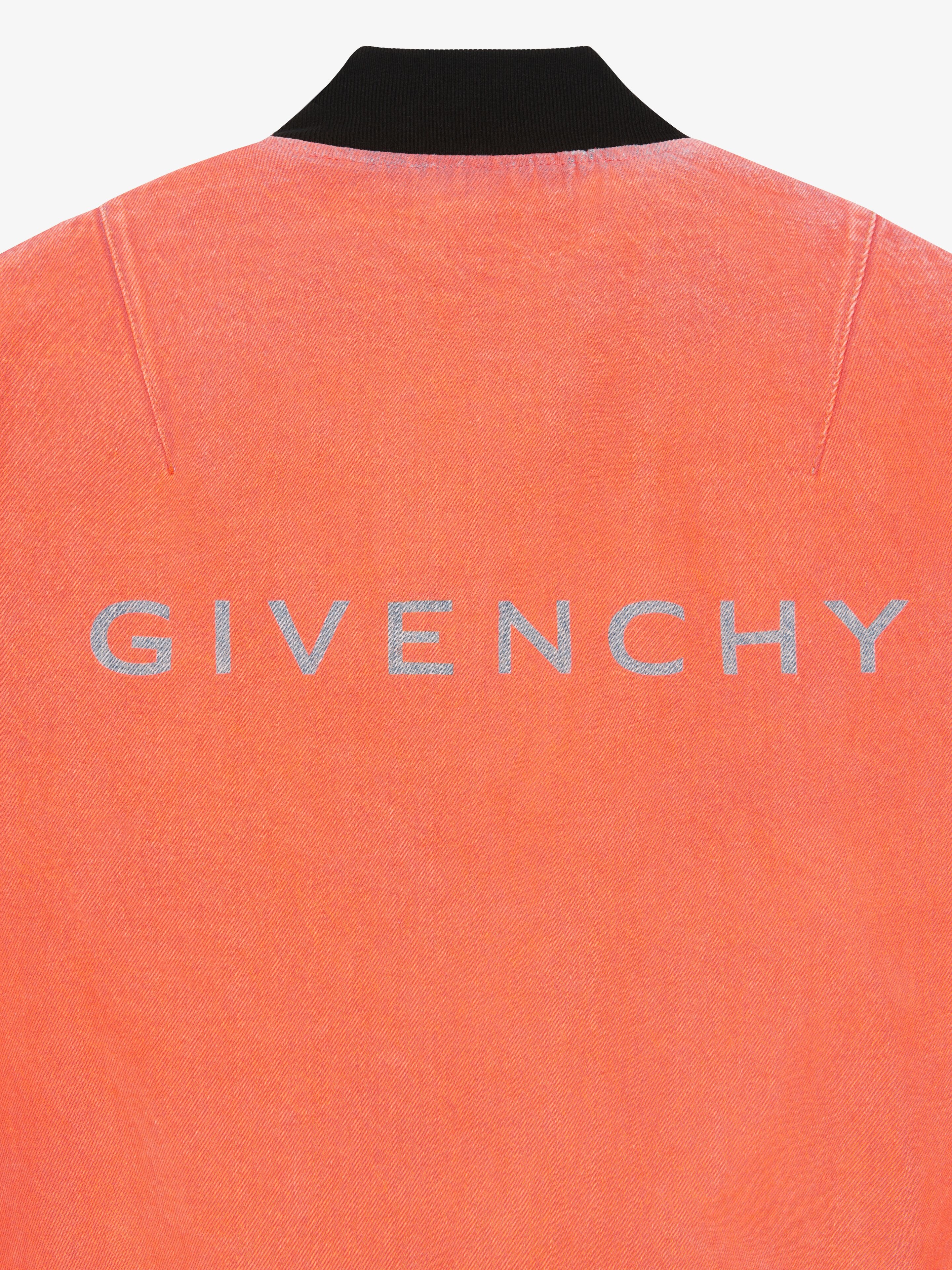 REVERSIBLE BOMBER JACKET IN DENIM - 7