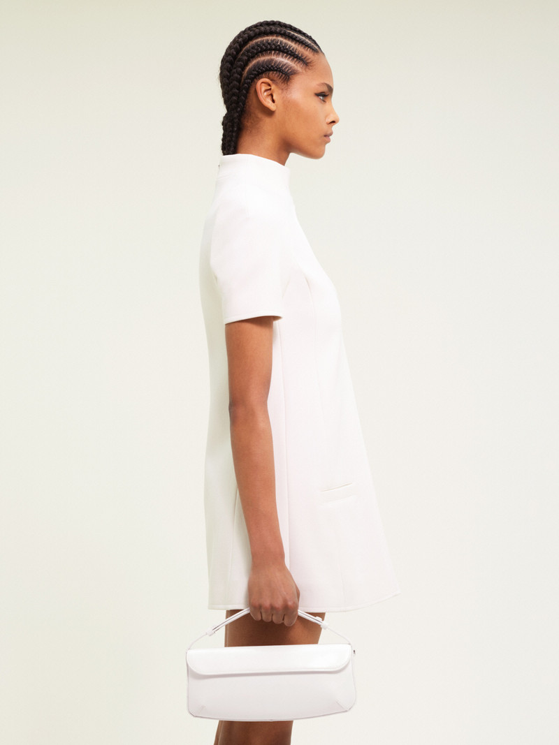 SLEEK LEATHER BAGUETTE BAG 5