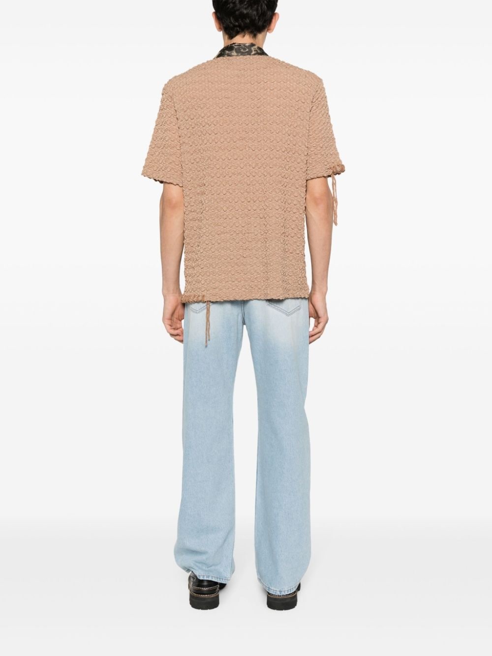Sapa bubble-knit polo shirt - 4