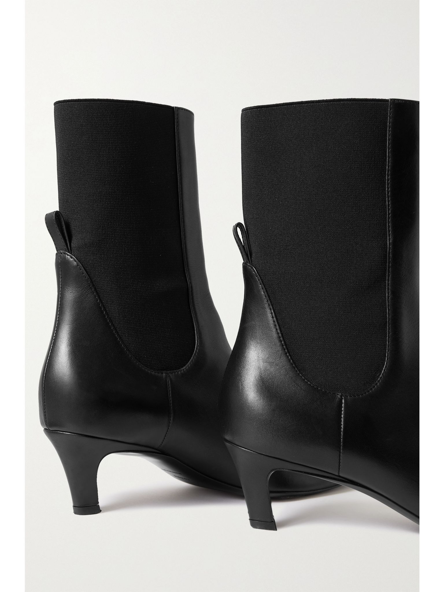 The Mid Heel leather Chelsea boots Black - 4