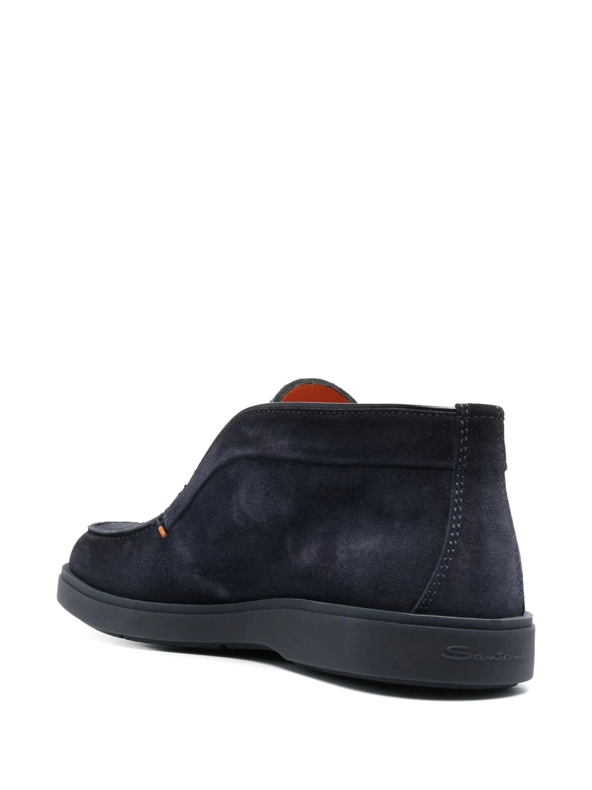 Santoni Slip-on Suede Boots - 3