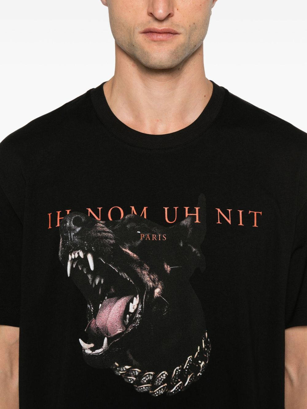 dog-print cotton T-shirt - 4