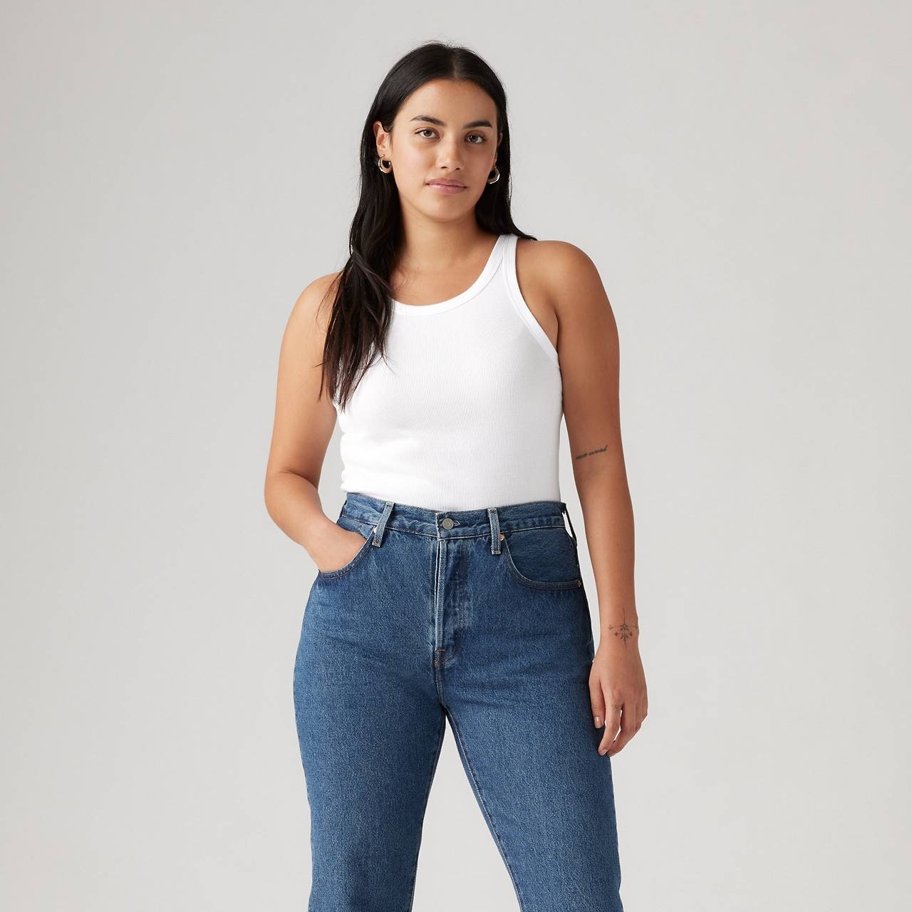 ESSENTIAL RACER TANK TOP - 1