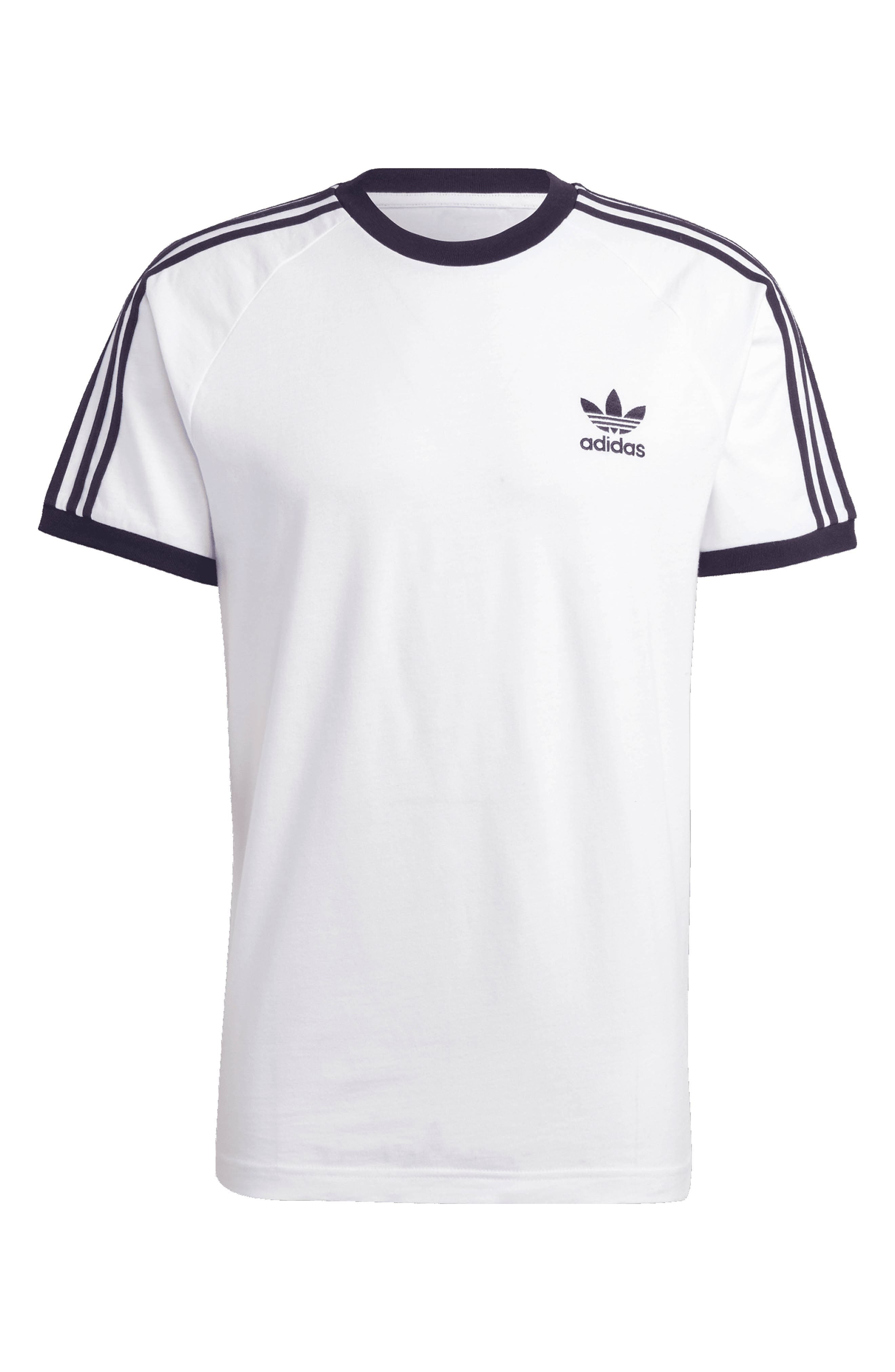 adidas Adicolor 3-Stripes T-Shirt in White at Nordstrom - 4