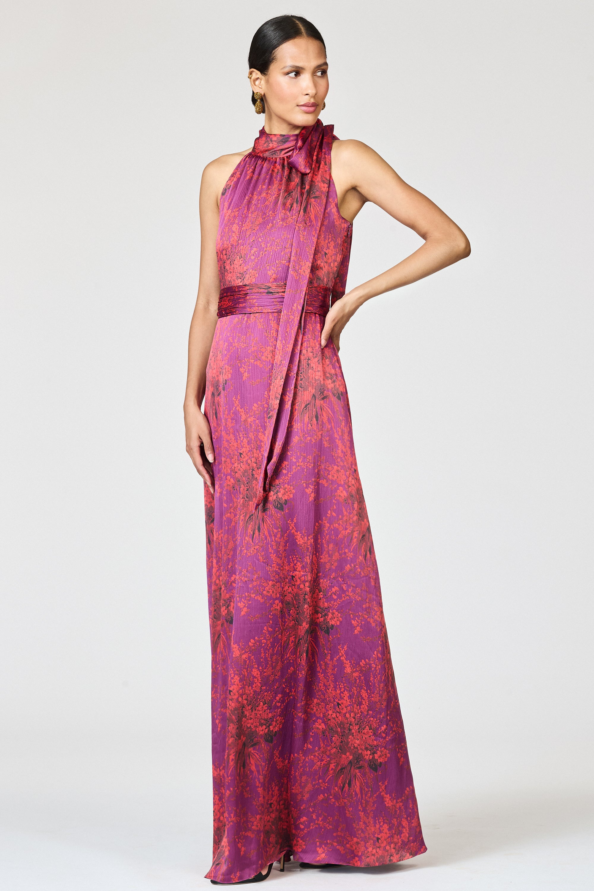 KAYLA GOWN - RASPBERRY BOUQUET - 3