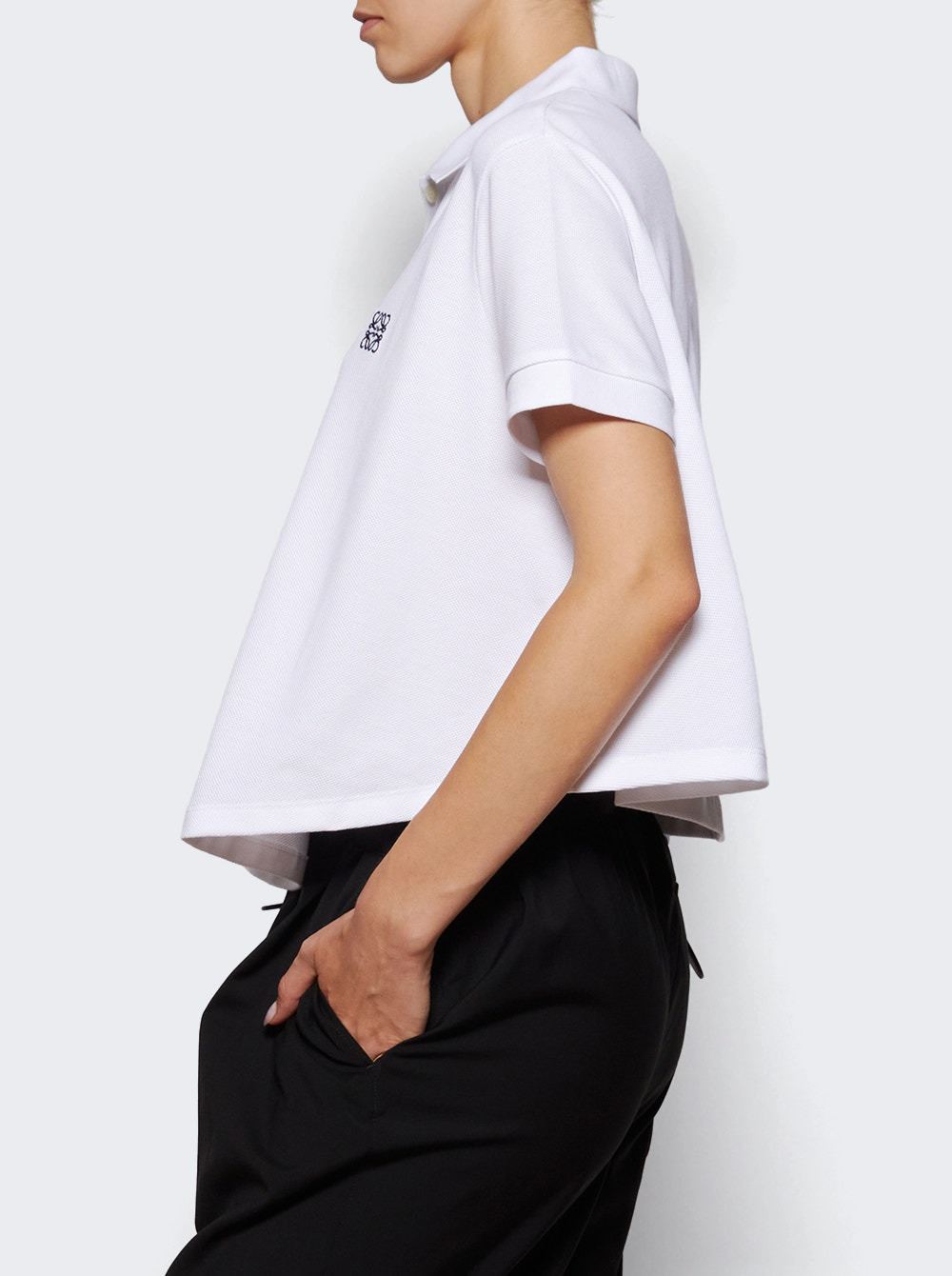 Trapeze Polo Shirt White - 3
