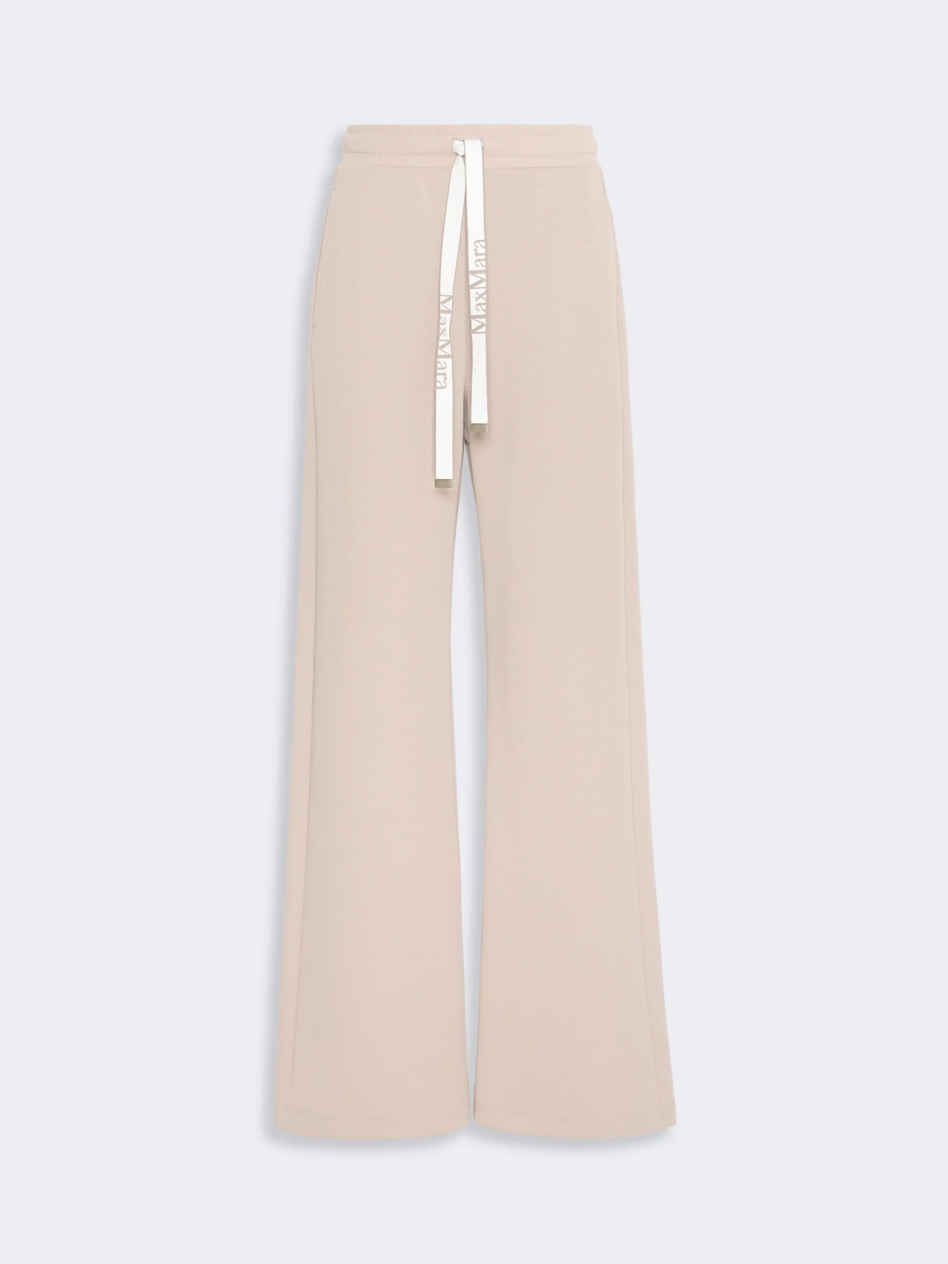 BALI Wide double jersey trousers - BEIGE - 1