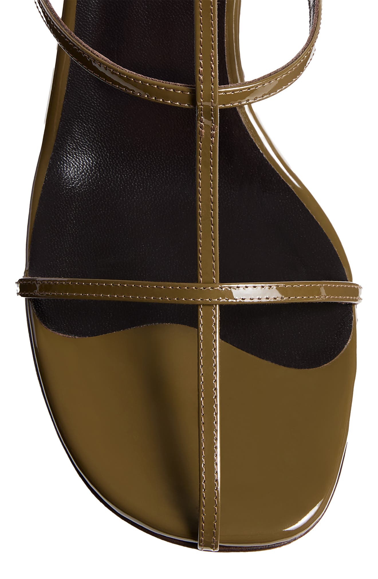 Khaite Cage Sandal in Dark Olive at Nordstrom - 5