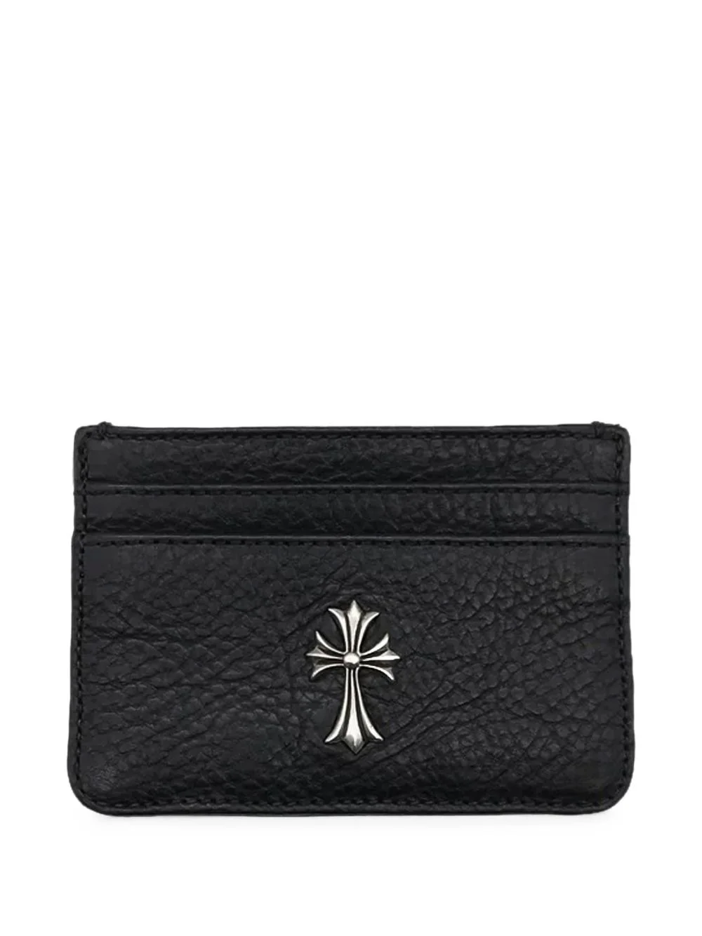 cross-plaque leather cardholder - 1