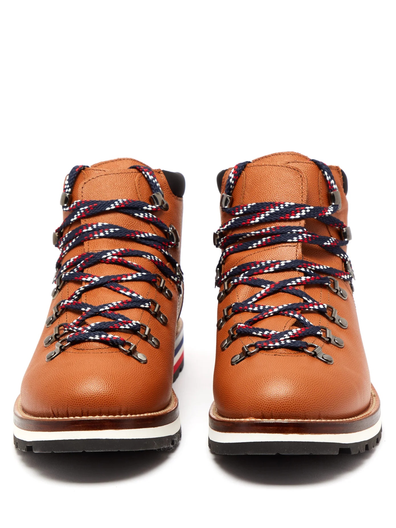 Peak lace-up leather boots - 5