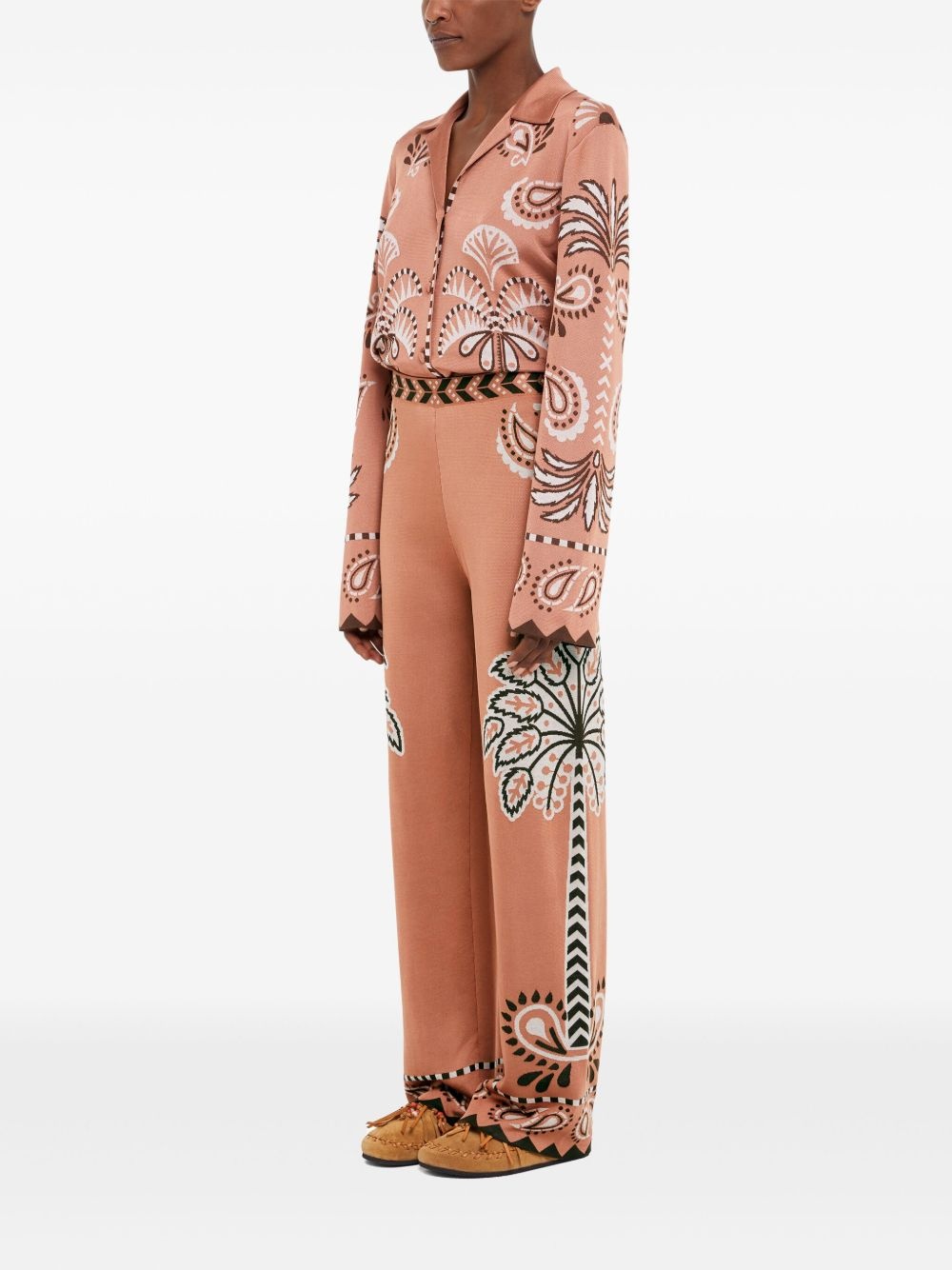 Wild Wonder Foulard palazzo pants - 3