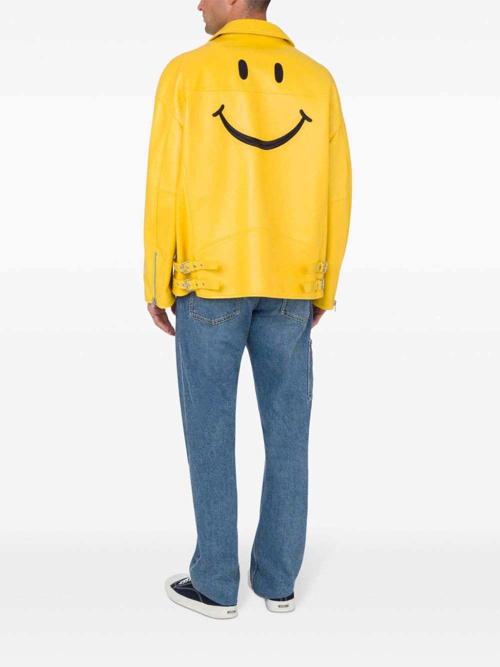 smiley-print jacket - 3