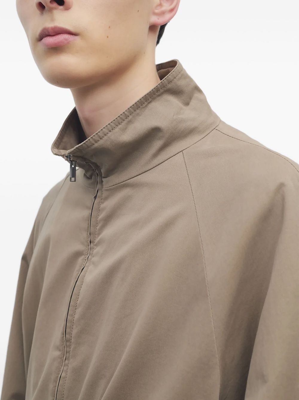 raglan-sleeve zip-up jacket - 5