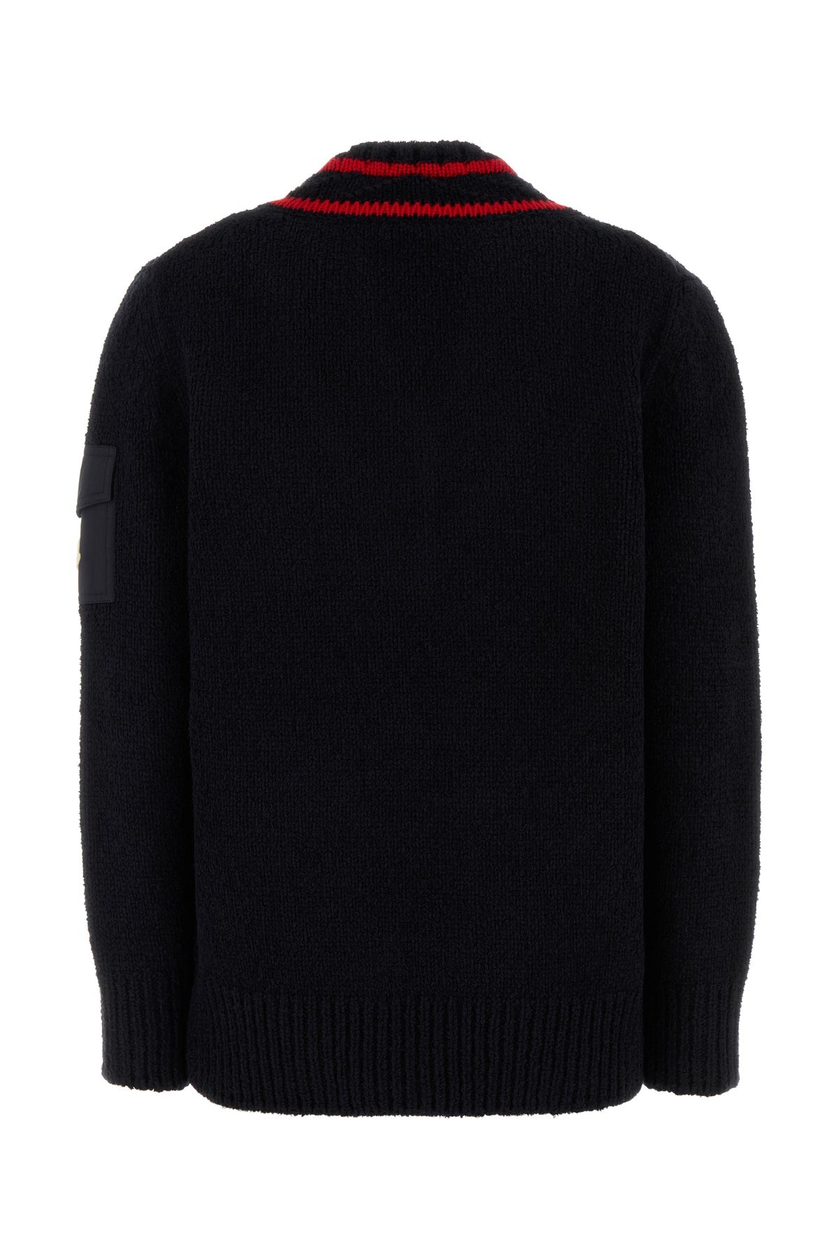 Dark blue wool blend sweater - 2