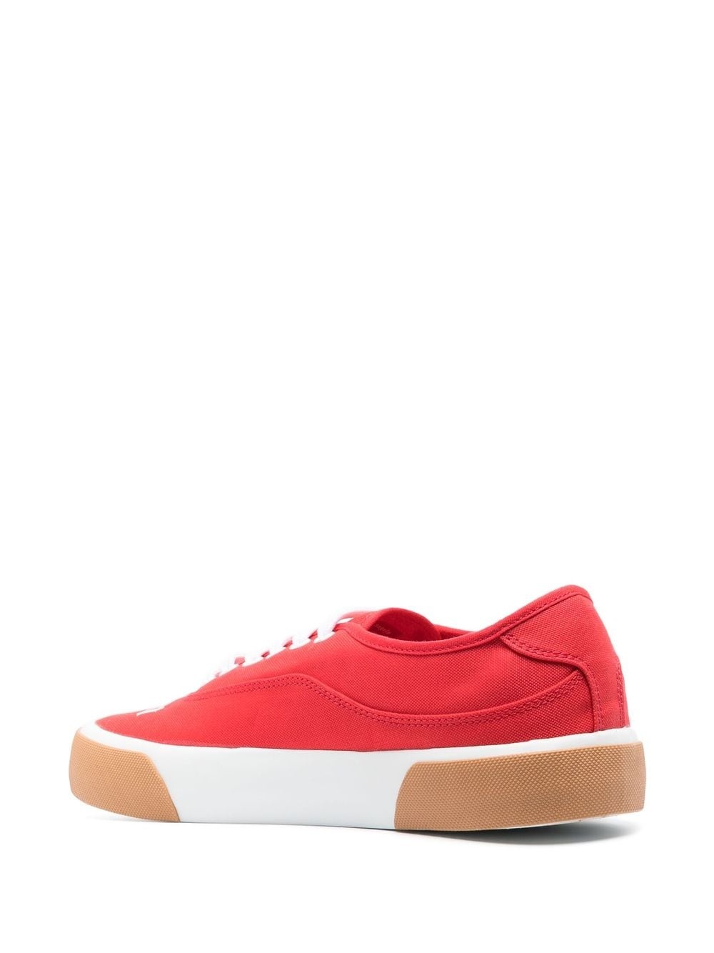 logo-print lace-up sneakers - 3
