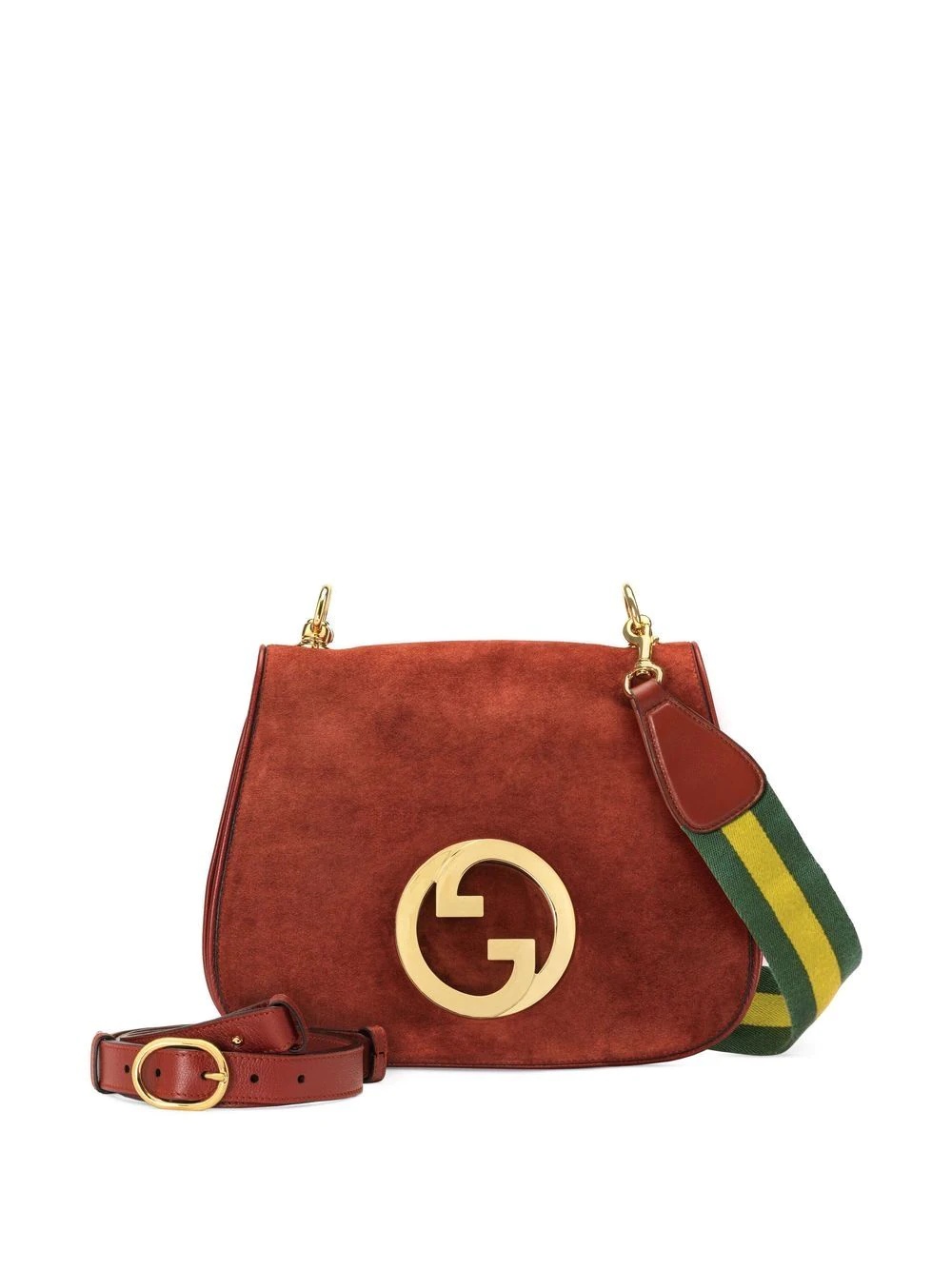 medium Blondie suede shoulder bag - 7