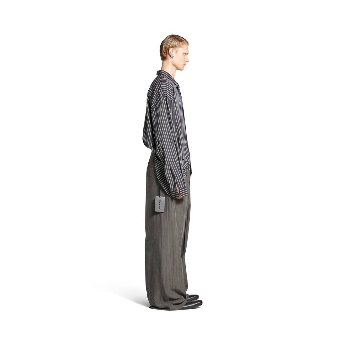 Men's Fluid Shirt in Black/white - 3