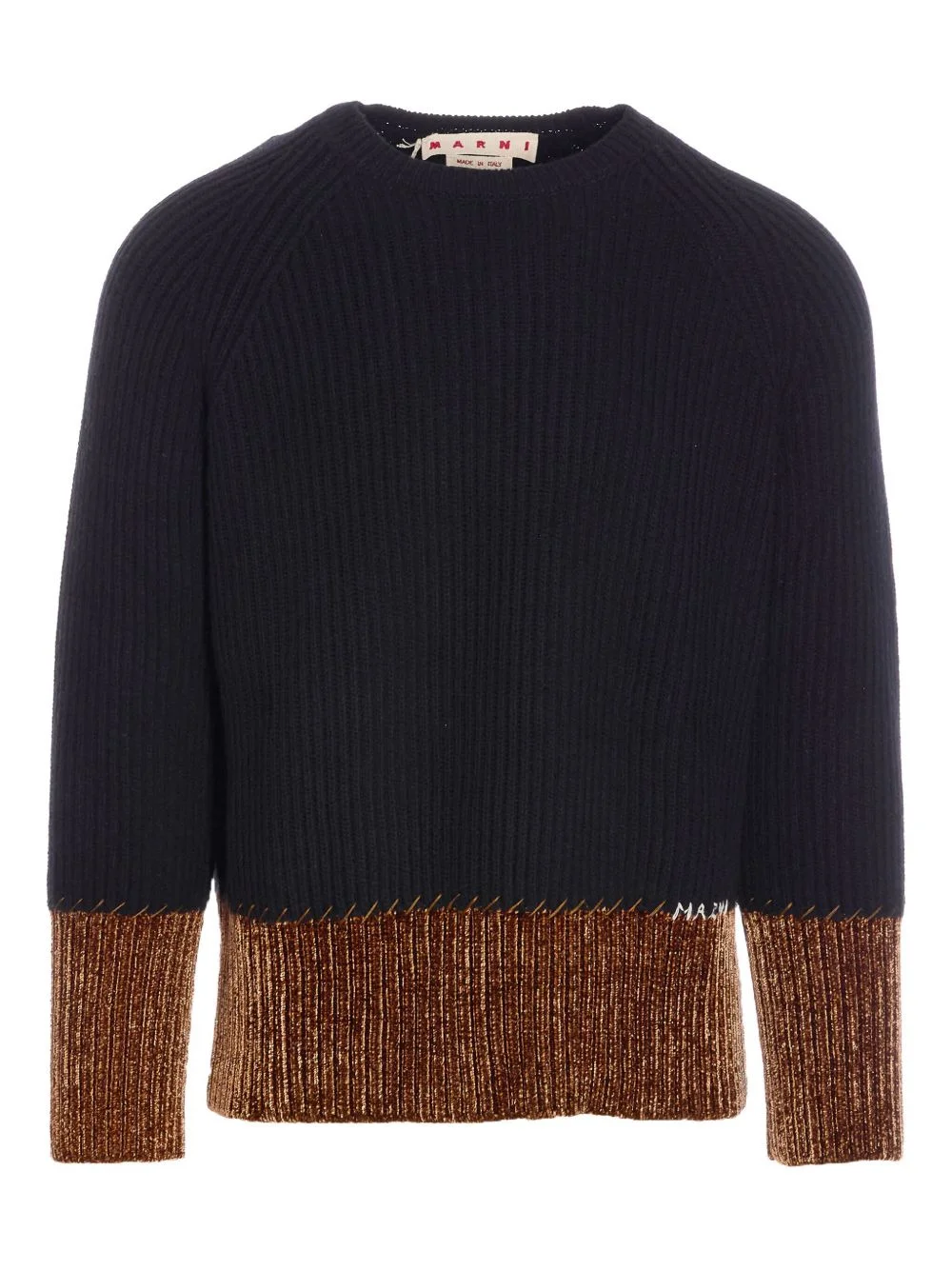 ribbed wool sweater - 1