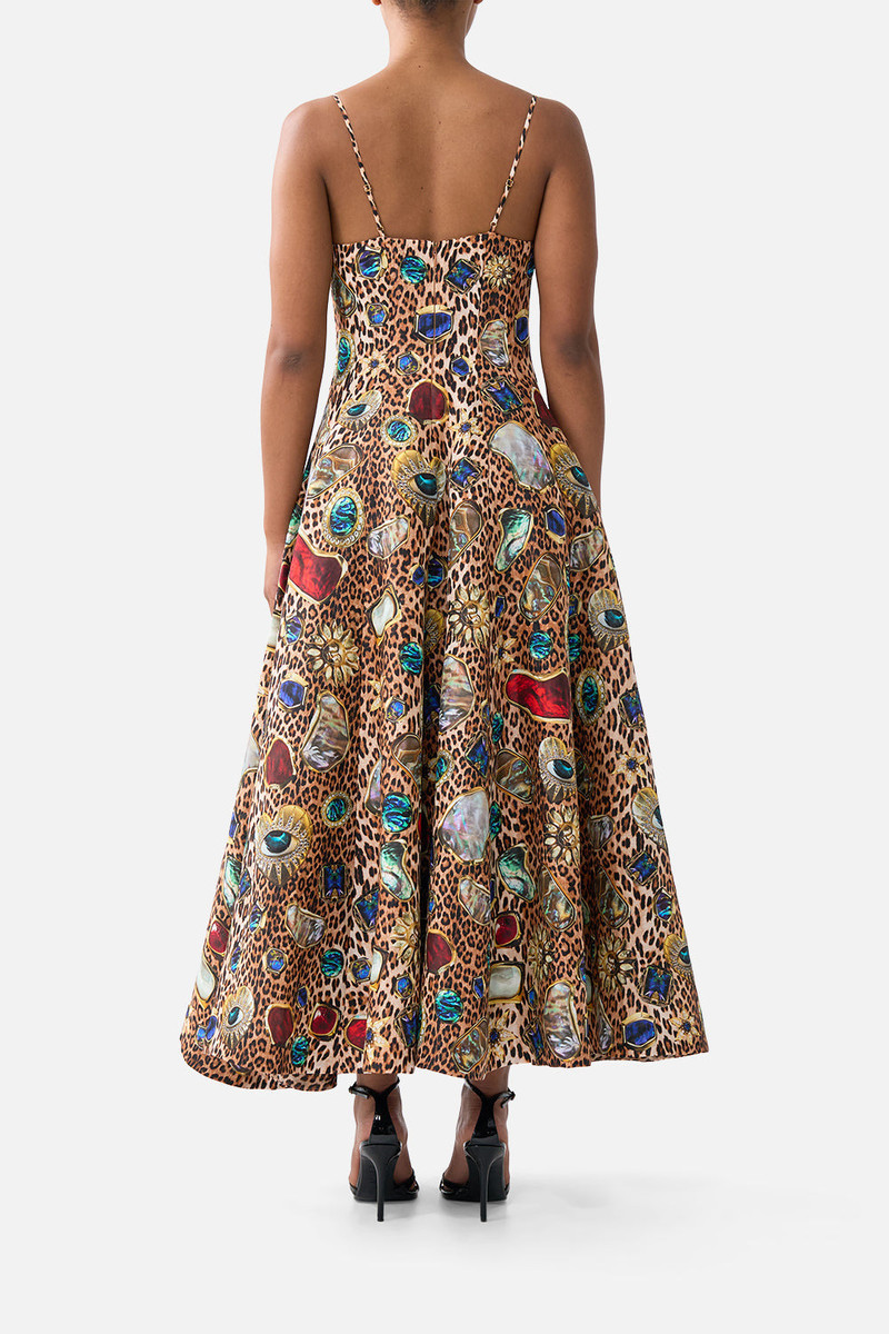 CAMILLA CORSET DRESS WITH LONG FLARED SKIRT outlook