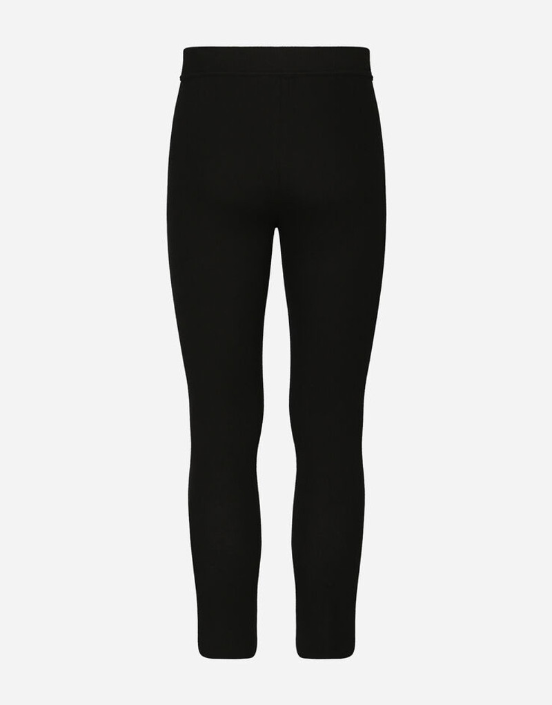 Dolce & Gabbana Ribbed cotton leggings outlook