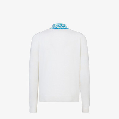 FENDI White wool jumper outlook