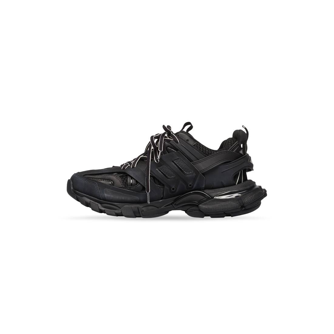 Men's Track Led Sneaker in Black - 6