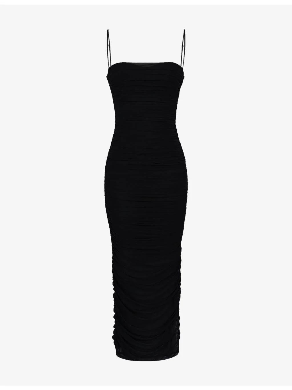 Fornarina Gathered Mesh Midi Dress - 1