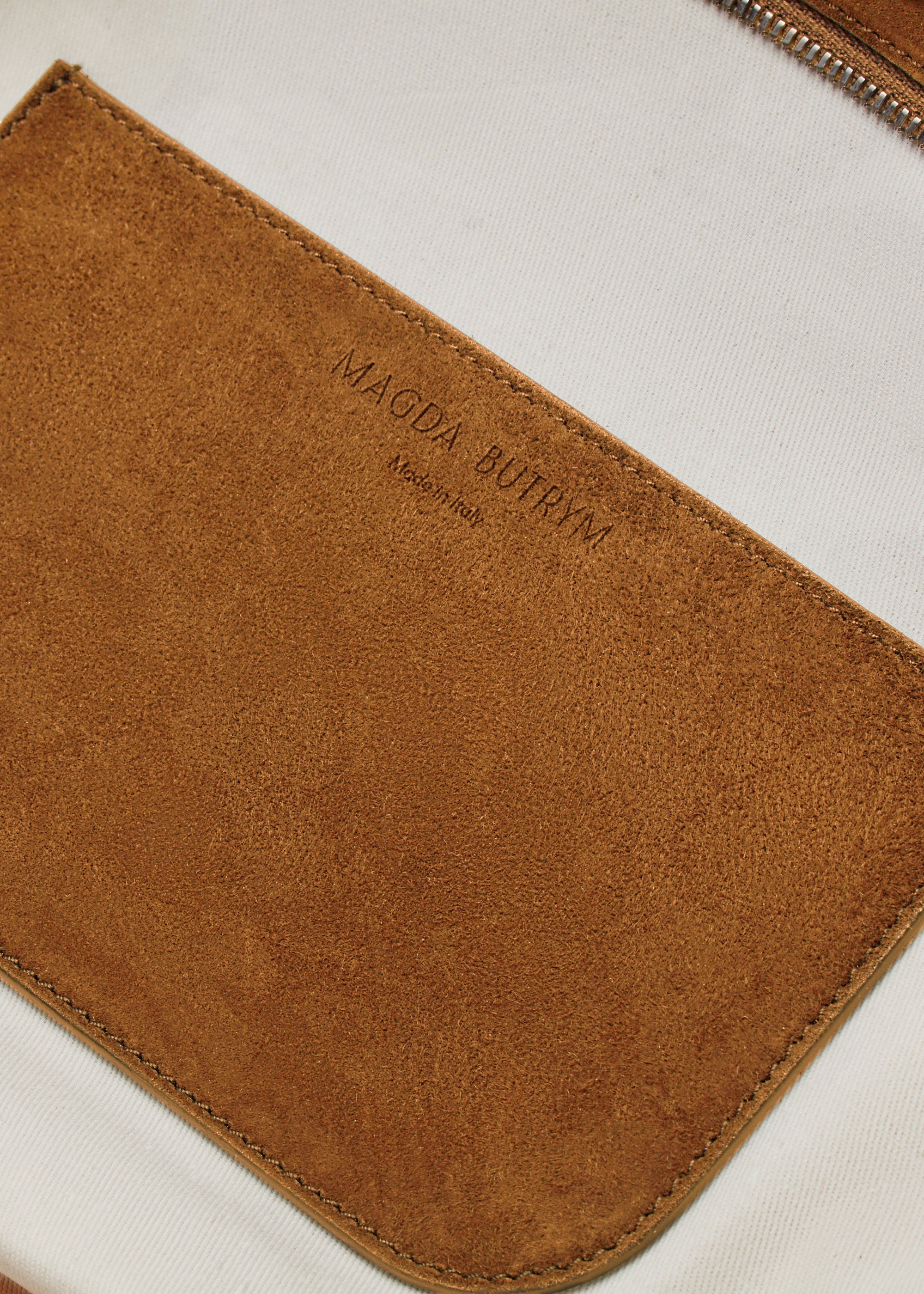 Brigitte bag in camel suede - 5