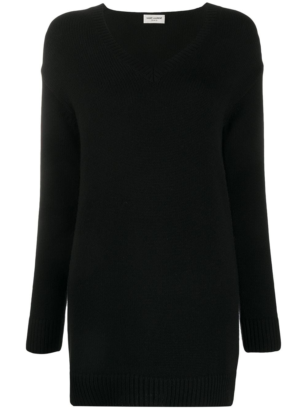 V-neck cashmere jumper - 1