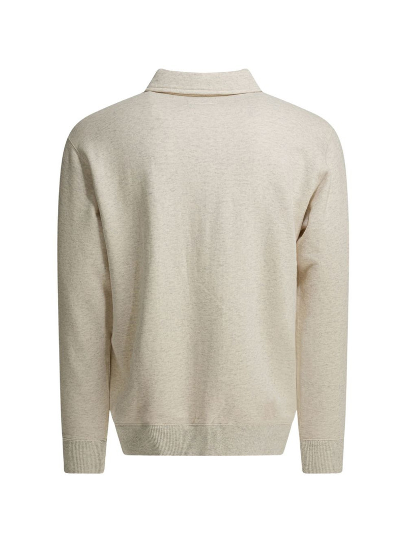 BEAMS PLUS half-zip pocket sweatshirt outlook