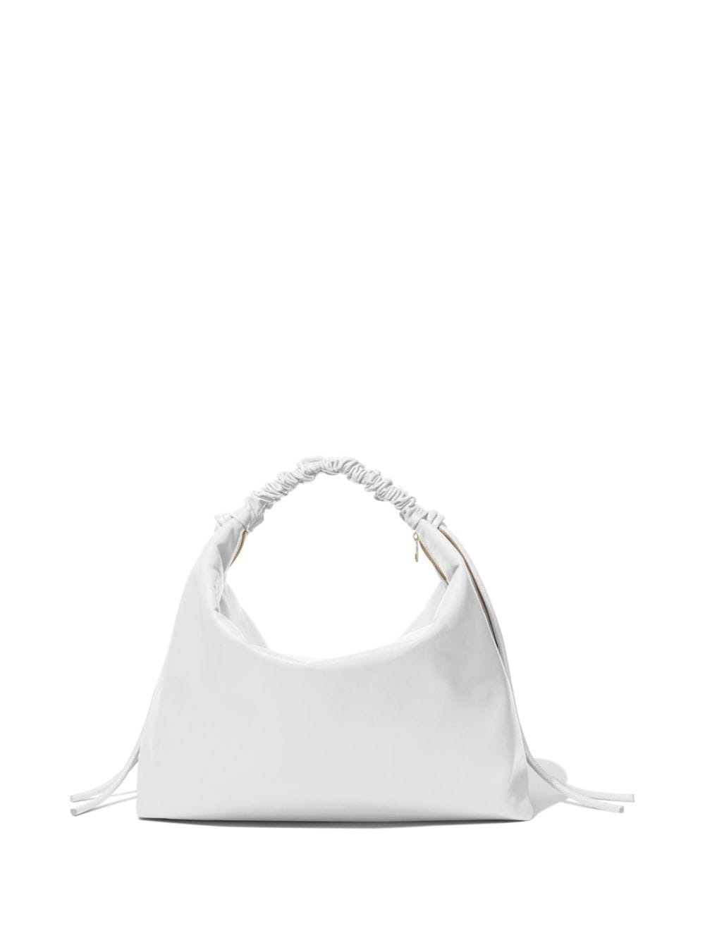 large Drawstring leather shoulder bag - 4