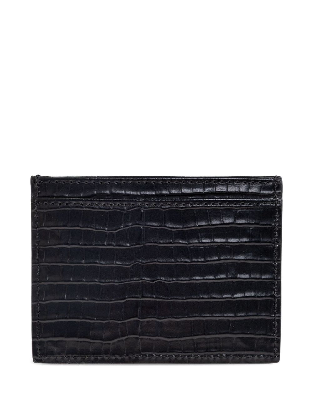metallic-orb leather cardholder - 2