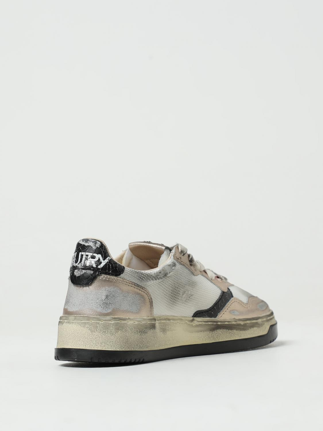 Autry Super Vintage sneakers in used leather and mesh - 3