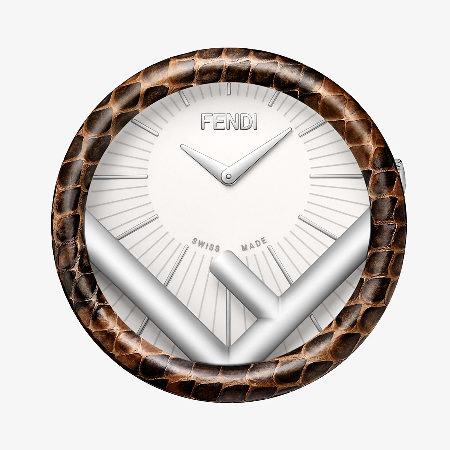 60 mm - Table Clock with F is Fendi logo - 2