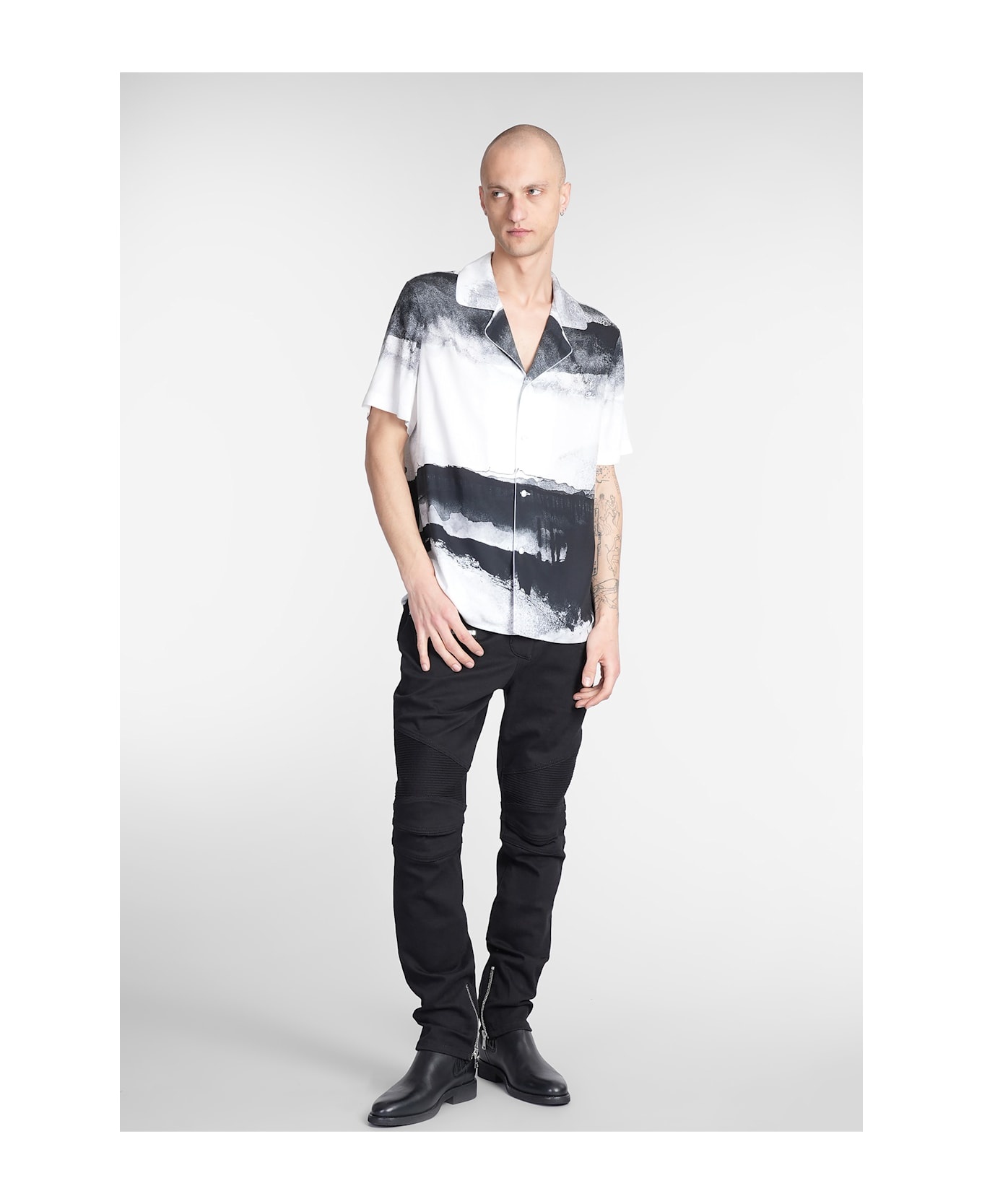 Shirt In White Viscose - 2