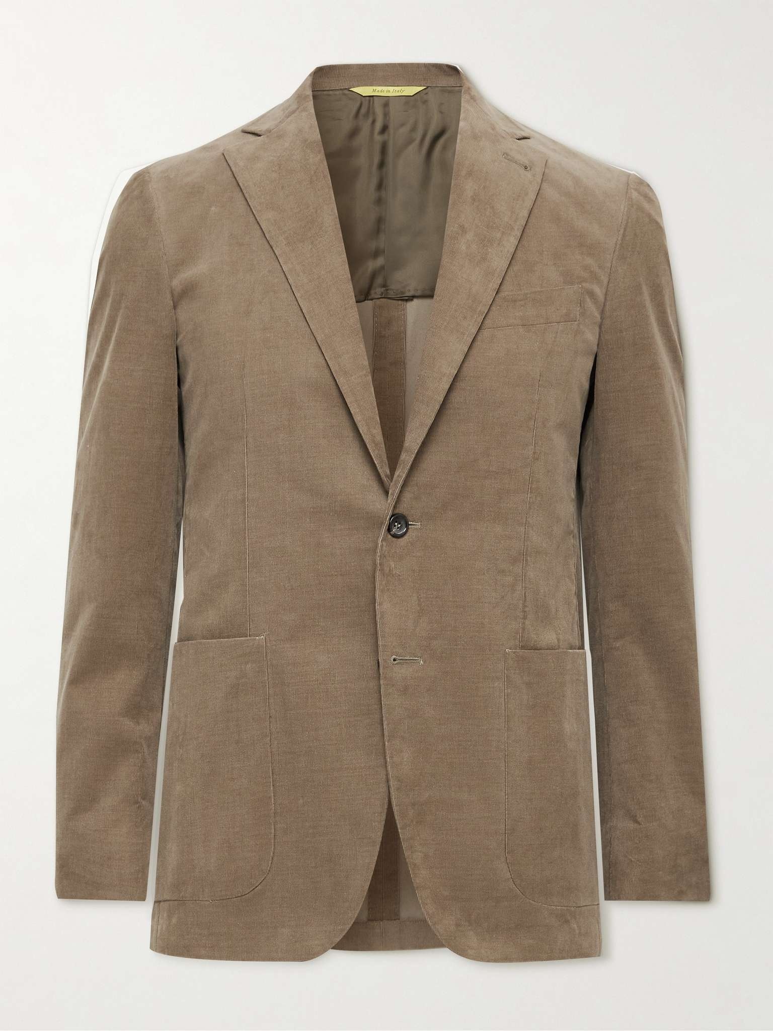 Kei Slim-Fit Stretch-Cotton Corduroy Suit Jacket - 1