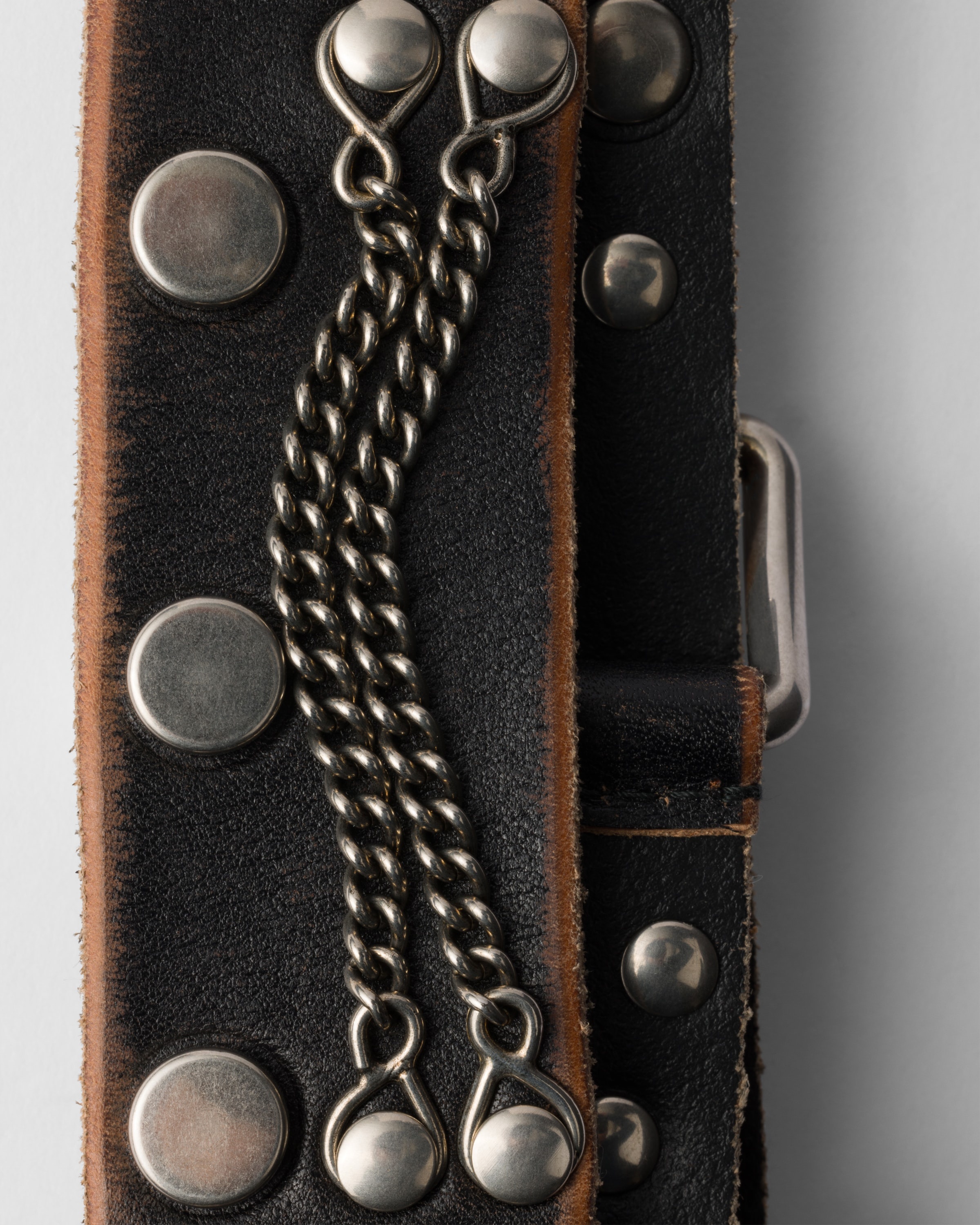Studded leather belt - 2
