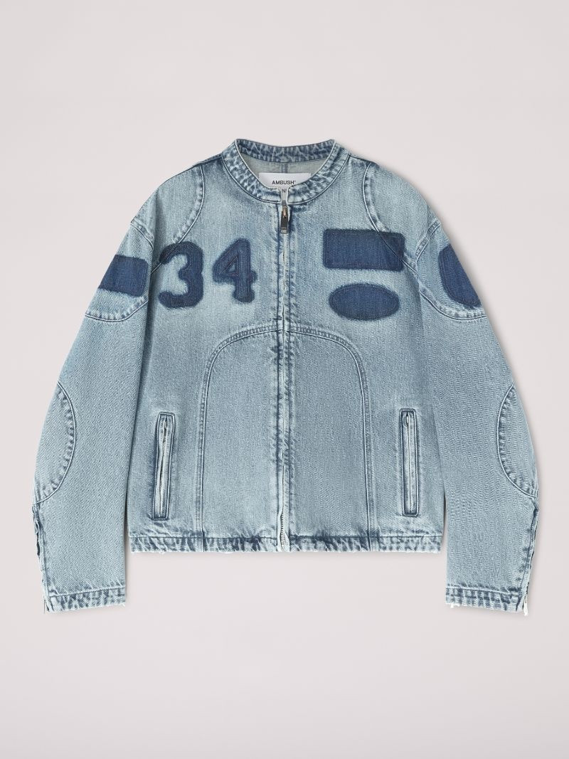 DENIM RIDER JACKET - 1