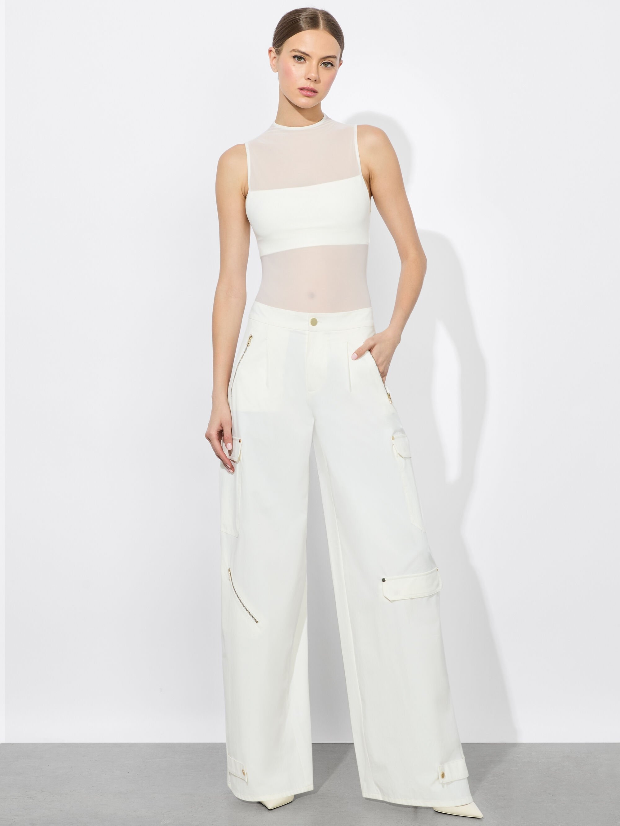BANDEAU SLEEVELESS BODYSUIT - 3