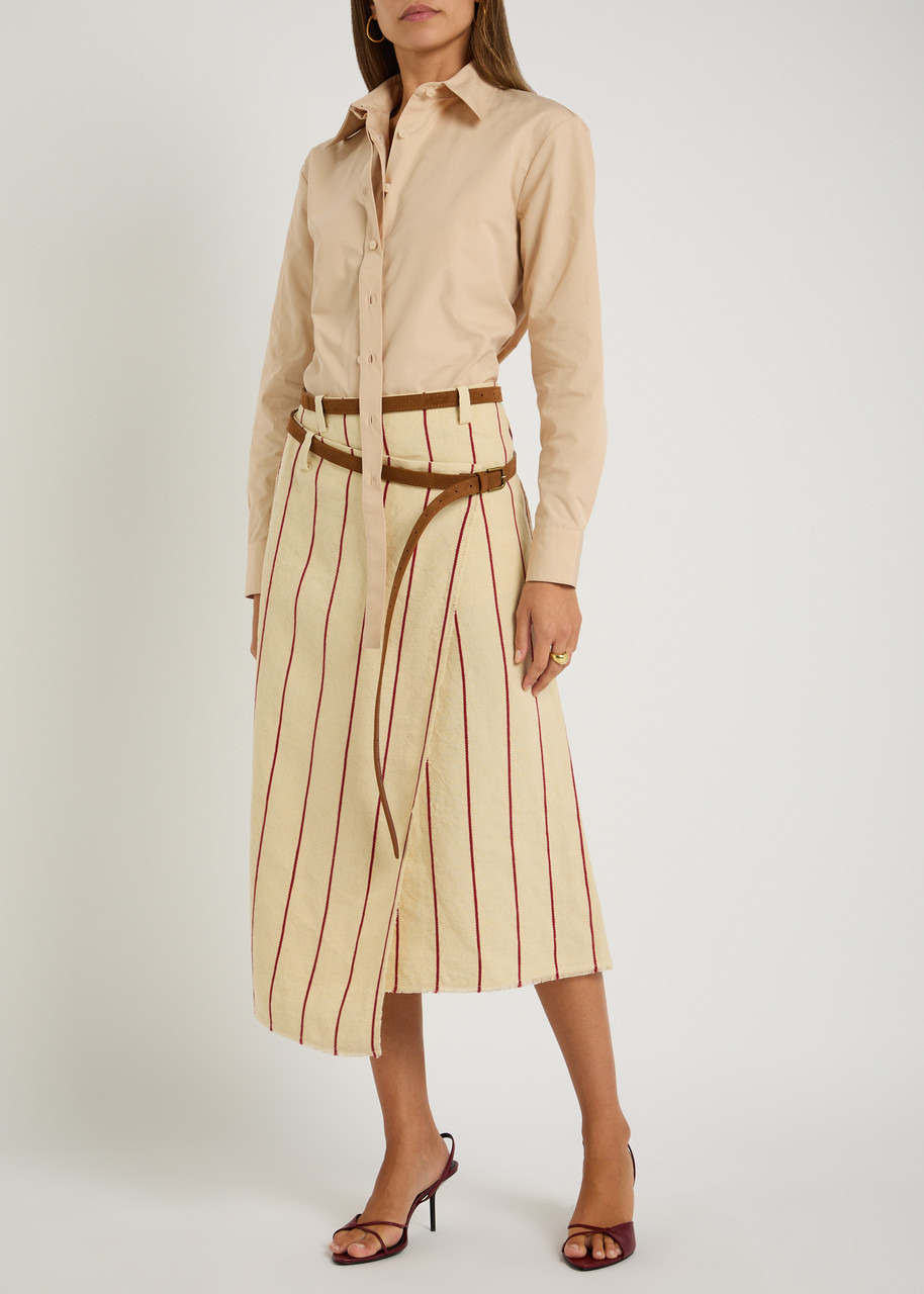 Bettter Ambrose Layered-effect Cotton-poplin Shirt - 4