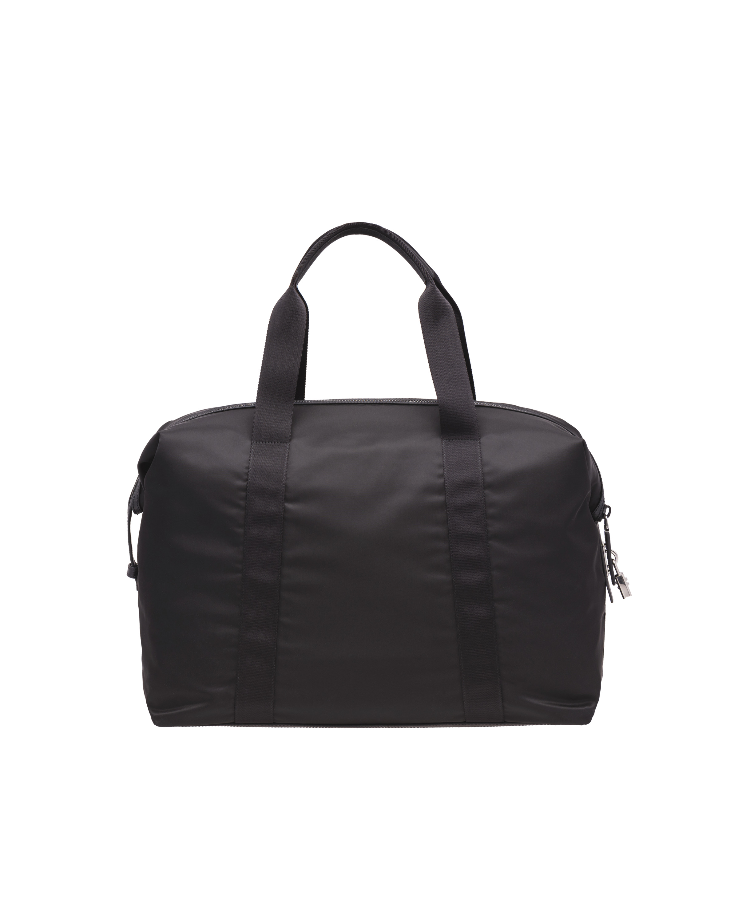 Re-Nylon and Saffiano leather duffle bag - 4