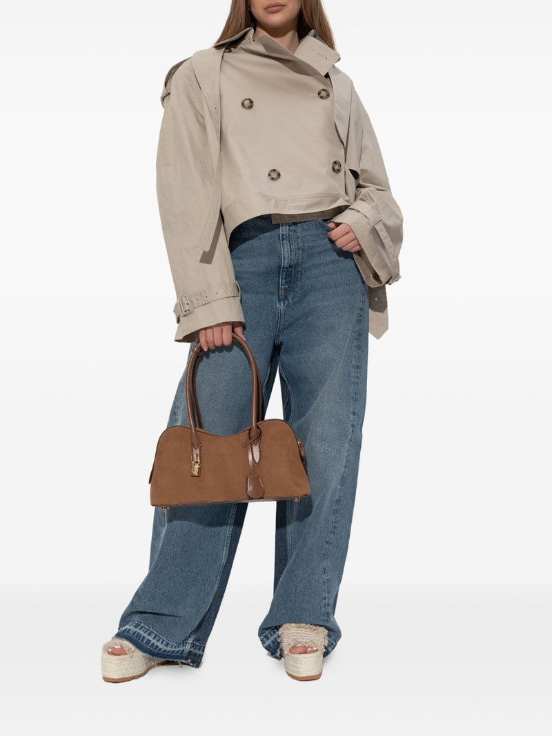 Stella McCartney cropped trench jacket outlook