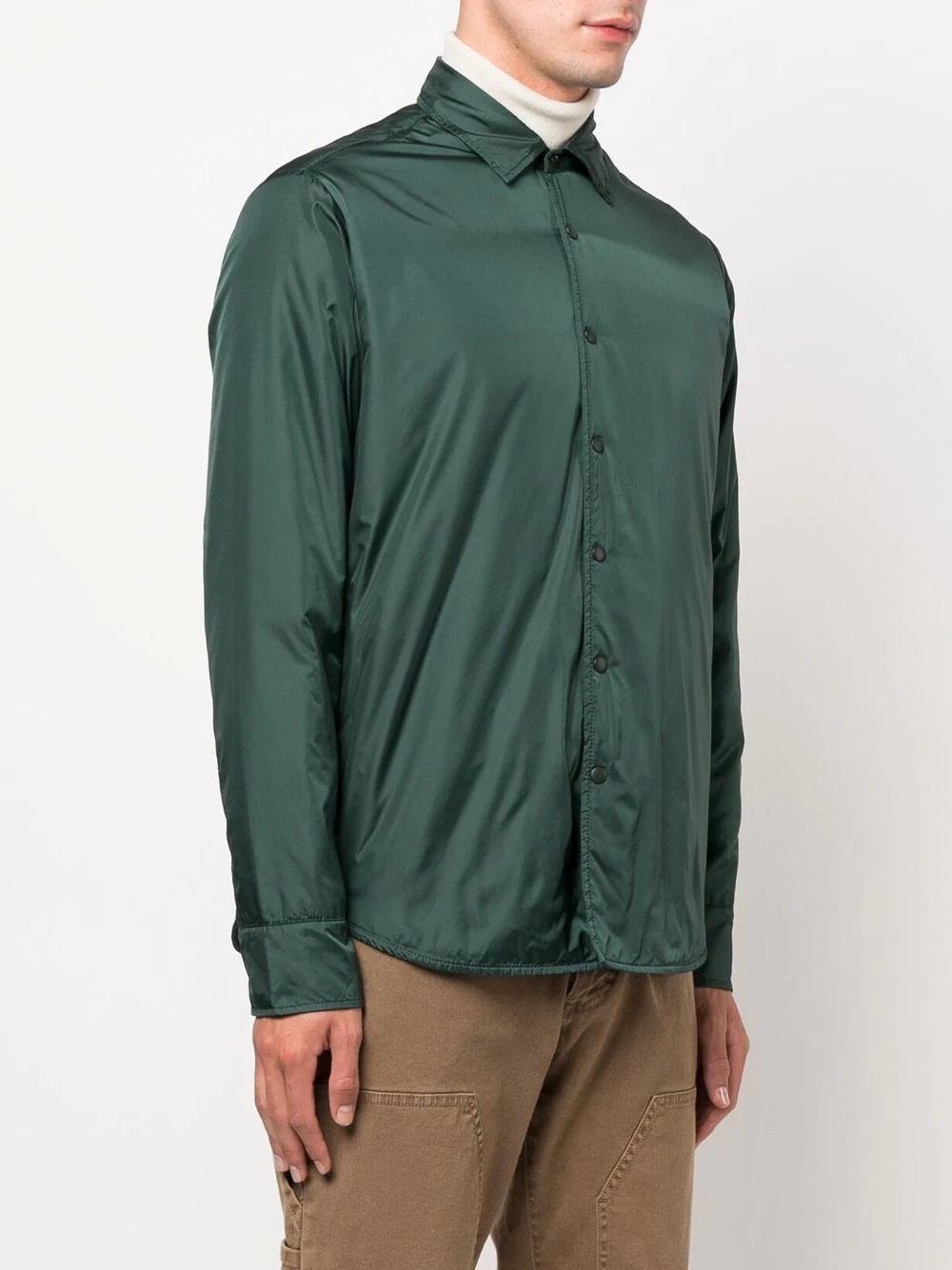 Alvaro press-stud long-sleeve shirt - 6