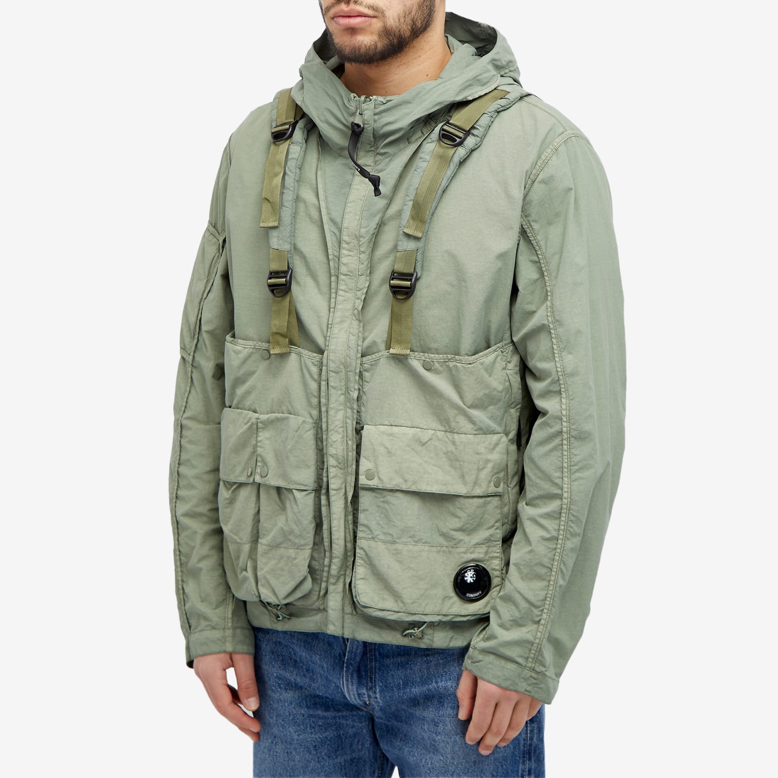 C.P. Company Flatt Nylon Reversible Hooded Jacket - 4