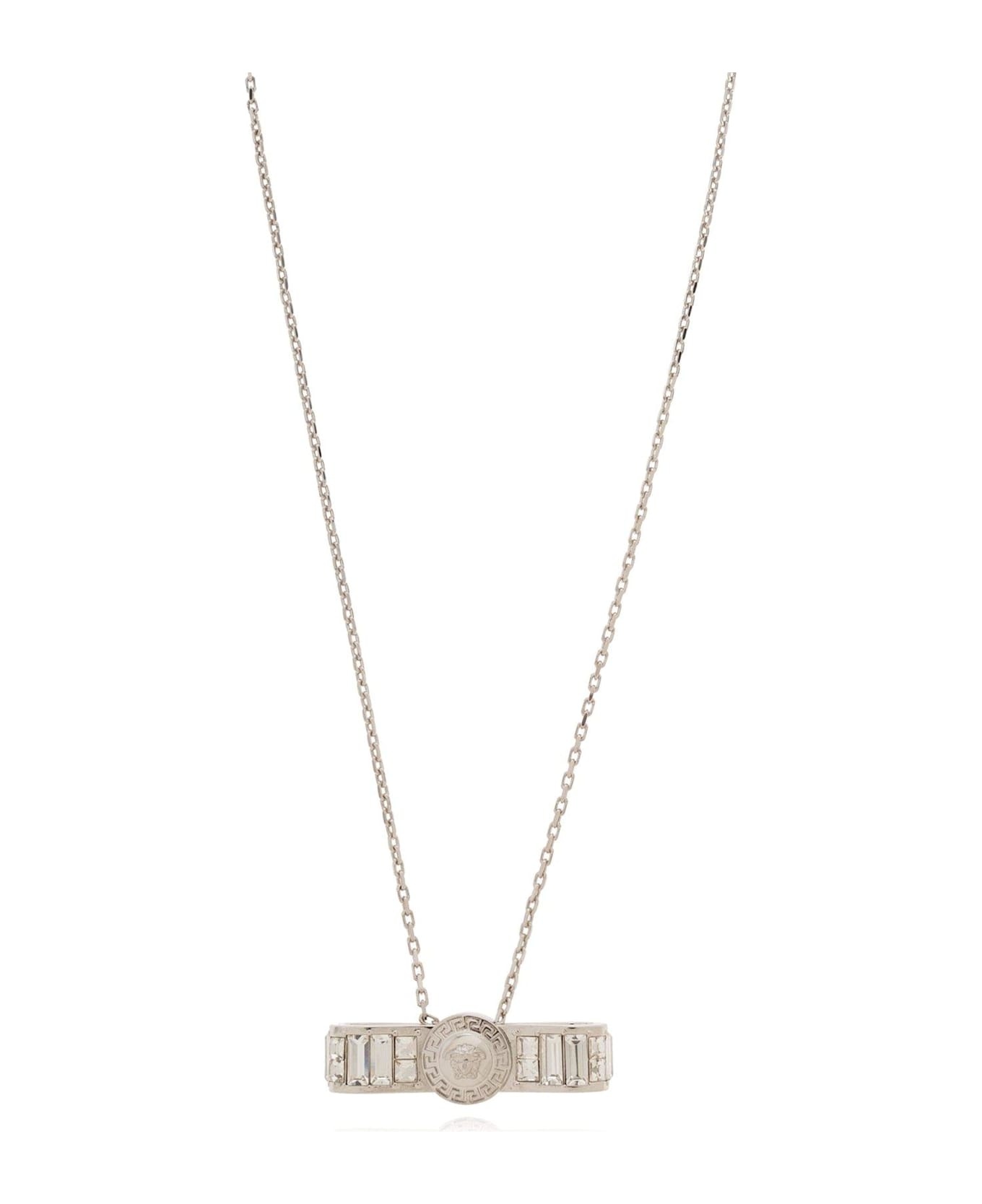 Medusa-pendant Embellished Necklace - 2