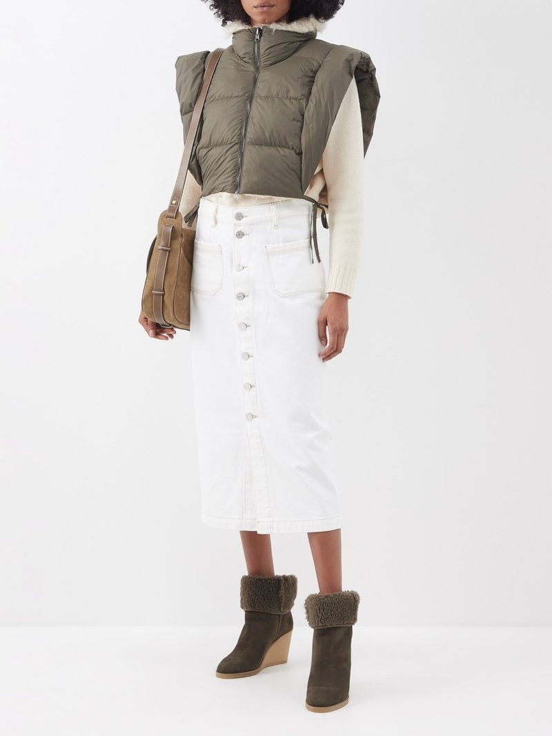 Isabel Marant Totam Low Boot in Khaki outlook
