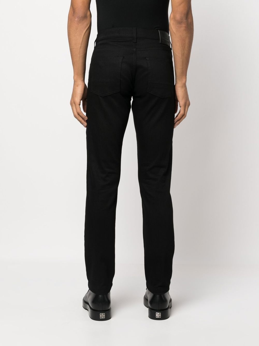 mid-rise skinny jeans - 4